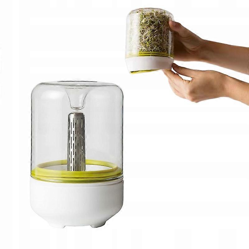 Sprouting Jar Vessel For Seeds Sprouts Container Greenhouse