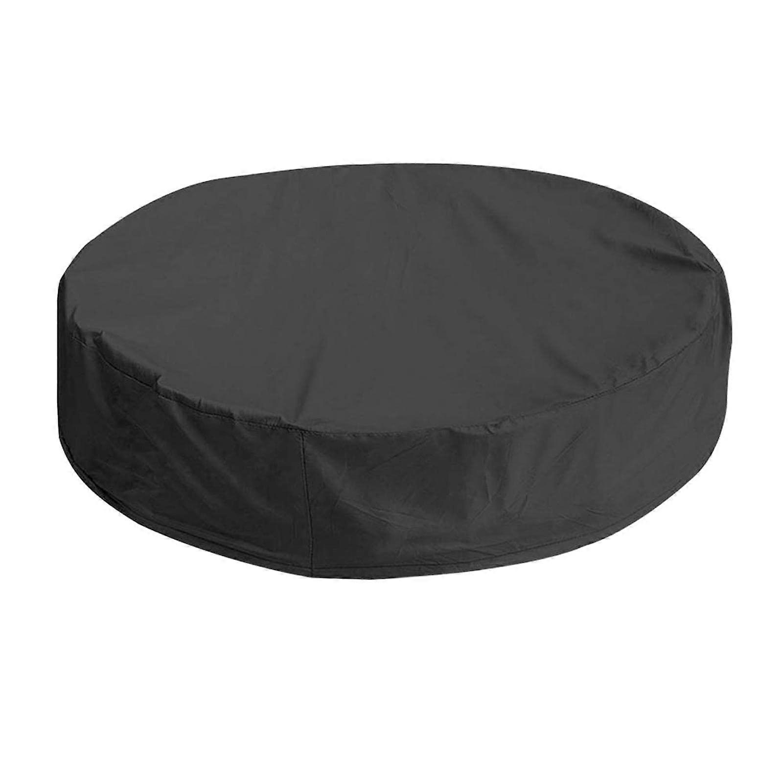 Shelter Round Pool Covers Garden Sandbox Cover 210D Oxford Sandpit Cloth Accessories Dust Cover for Garden Outdoor Beach, 80cmx30cm
