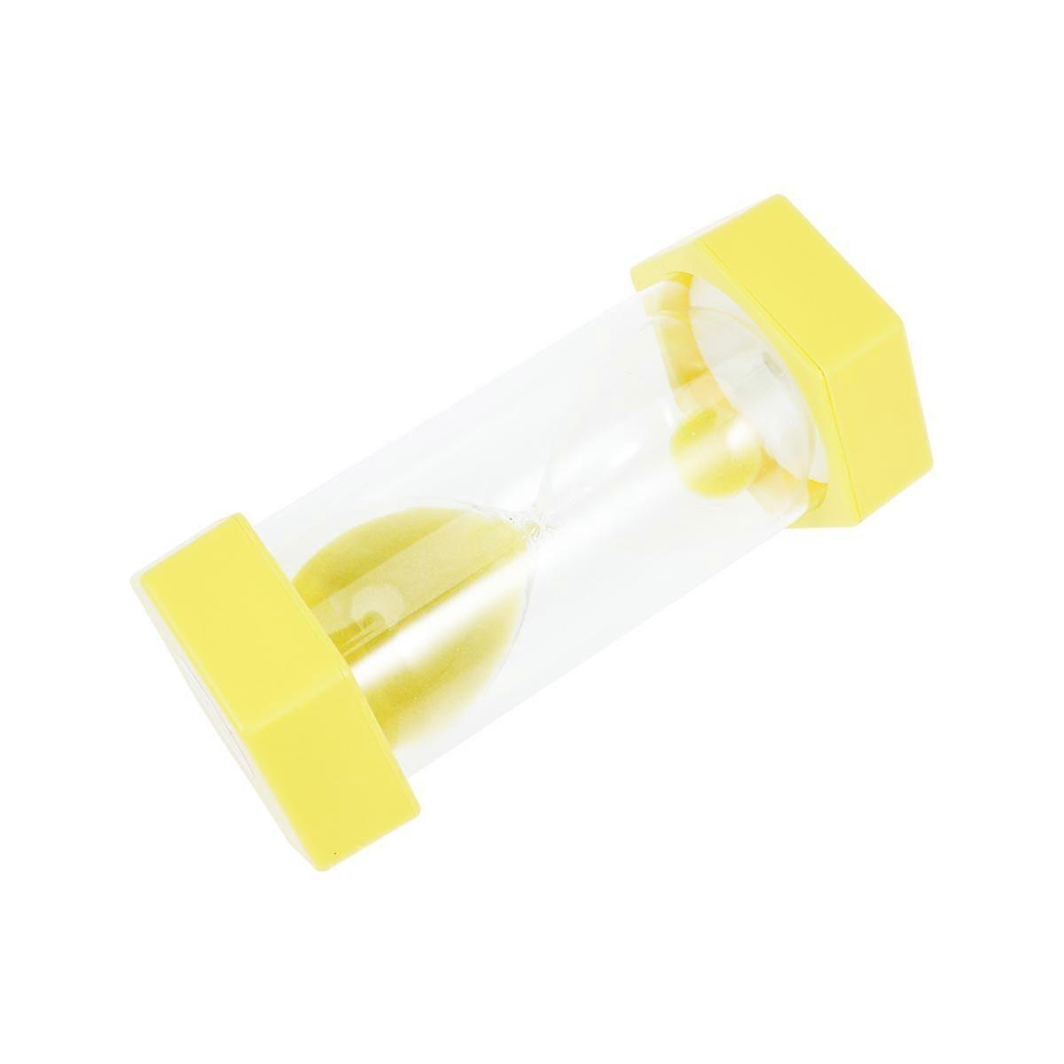 20 min sablier hexagonal minuterie jouet cadeau pour enfants, jaune (13x6.5x6.5cm)
