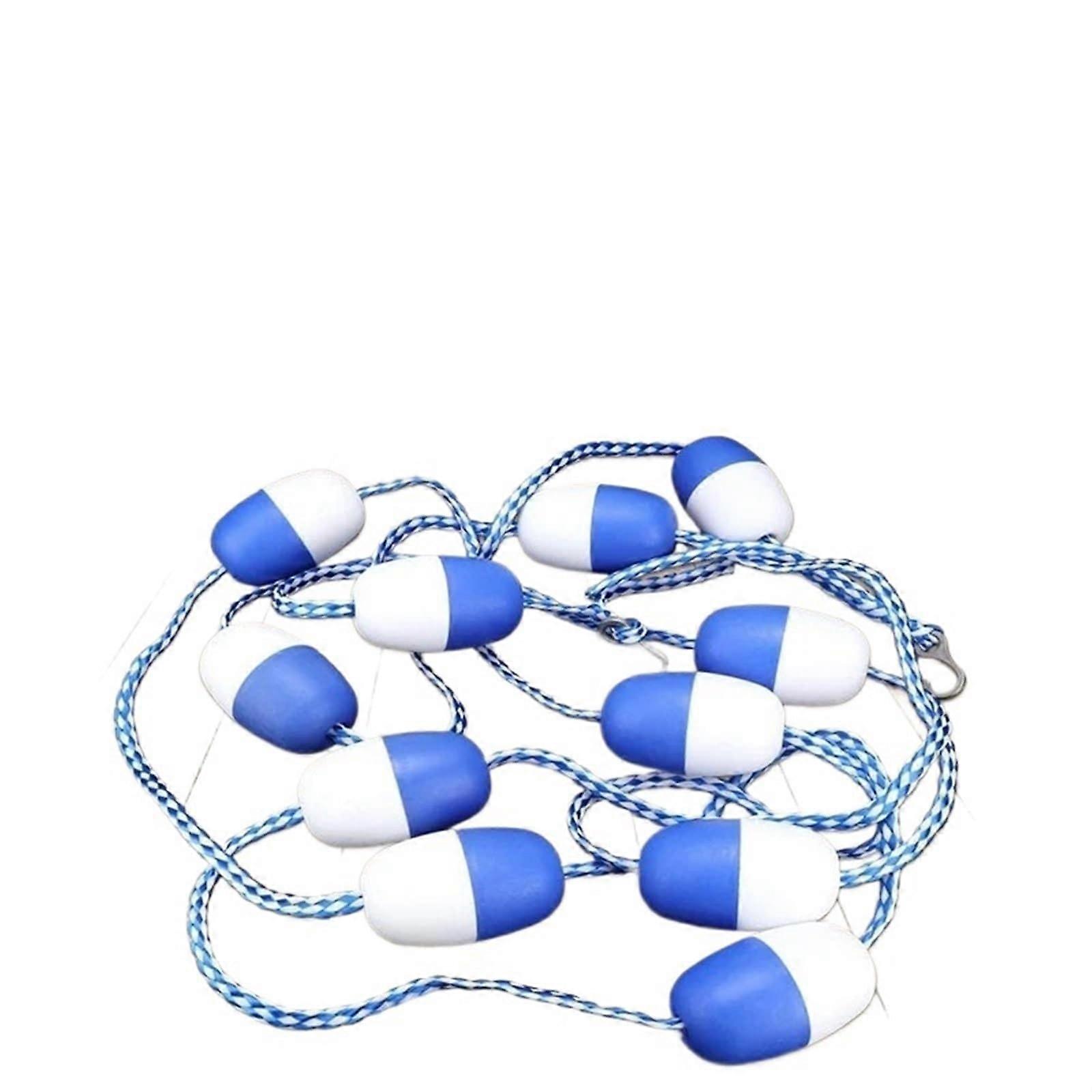 Safety rope 5m for swimming pool, floating rope, swimming line (11 balls)