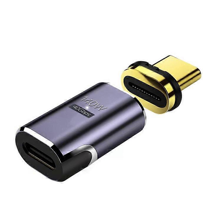 UC-062-MF Magnetic 40Gbps USB-C Male to Female Adapter 140W USB4.0 Quick Data Transfer 8K 60Hz Video Output Type-C Convertor for M