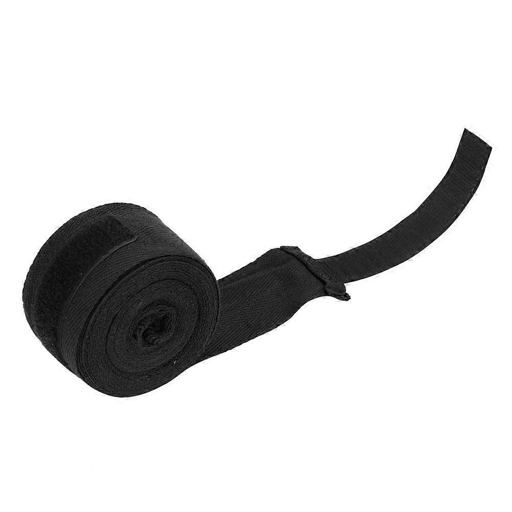 Elastic Boxing Hand Wraps, Punch Hand Wrap, 1 Pair of Elastic Hand Wrapping Bands for Boxing, Martial Arts Competitions and Daily Training Black 4m