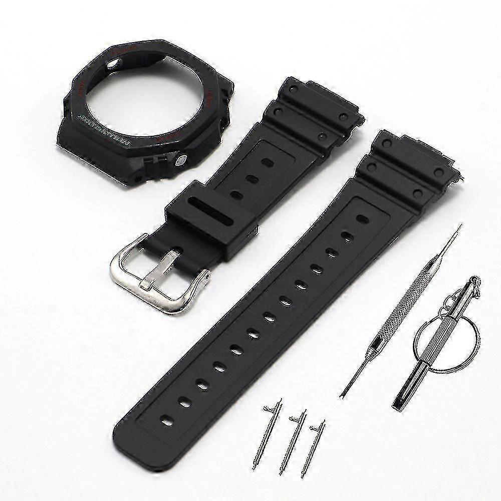 Suitable For Silicone Watch Strap For Casioak Ga2100 Ga2110 Rubber Case Bezel Quality And Replacemen