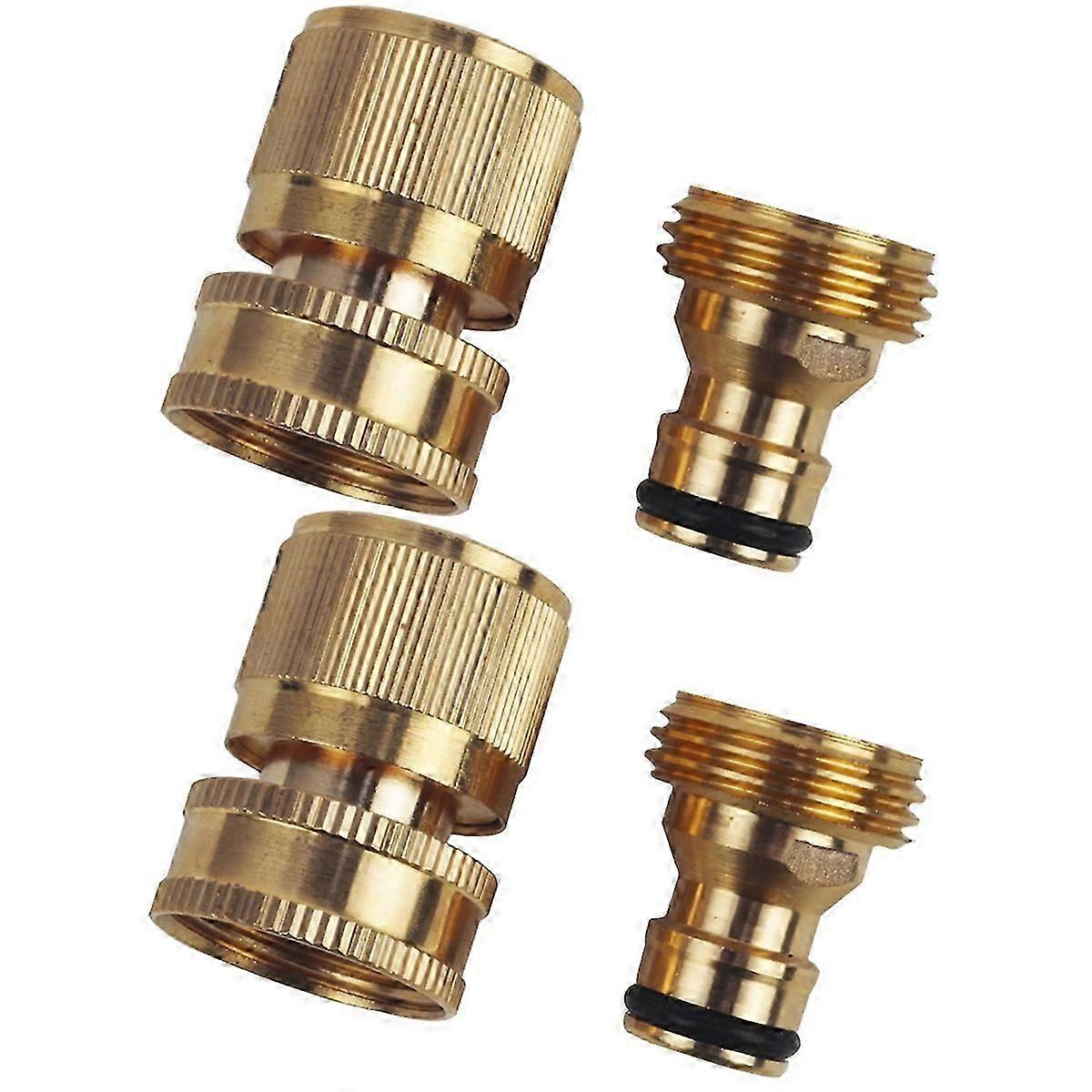 Brass 3/4In Threaded Quick Connector, Garden Water Connector,European