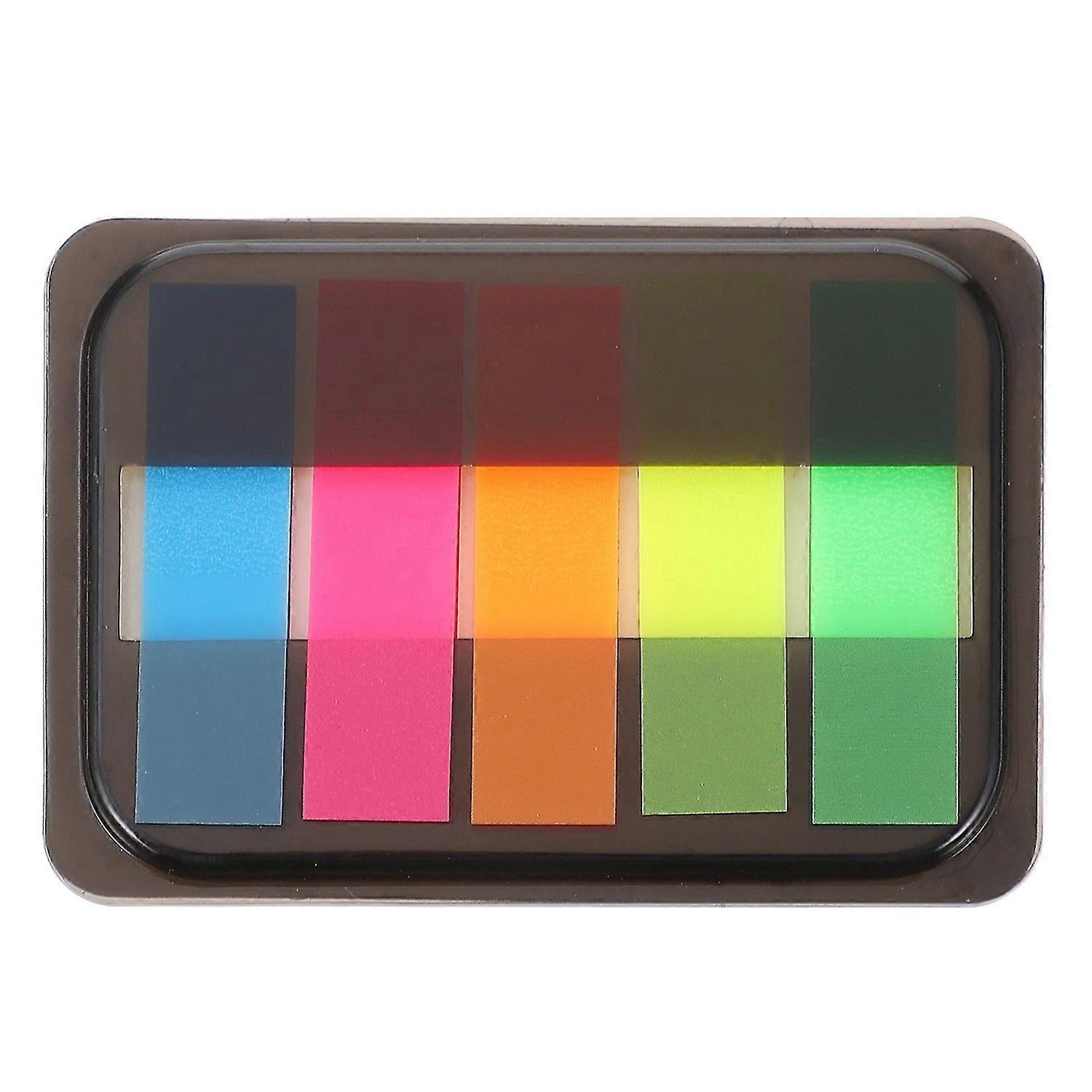 5 Boxes Fluorescent Sticky Memo Notes Self-adhesive Notes Memo Pads Index Tabs