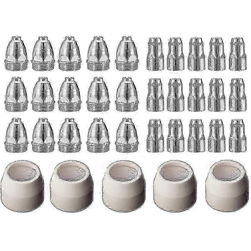 P80 Plasma Electrode Tip Nozzle 1.5 100amp Plasma Cutting torch Consumables Accessory 35pcs