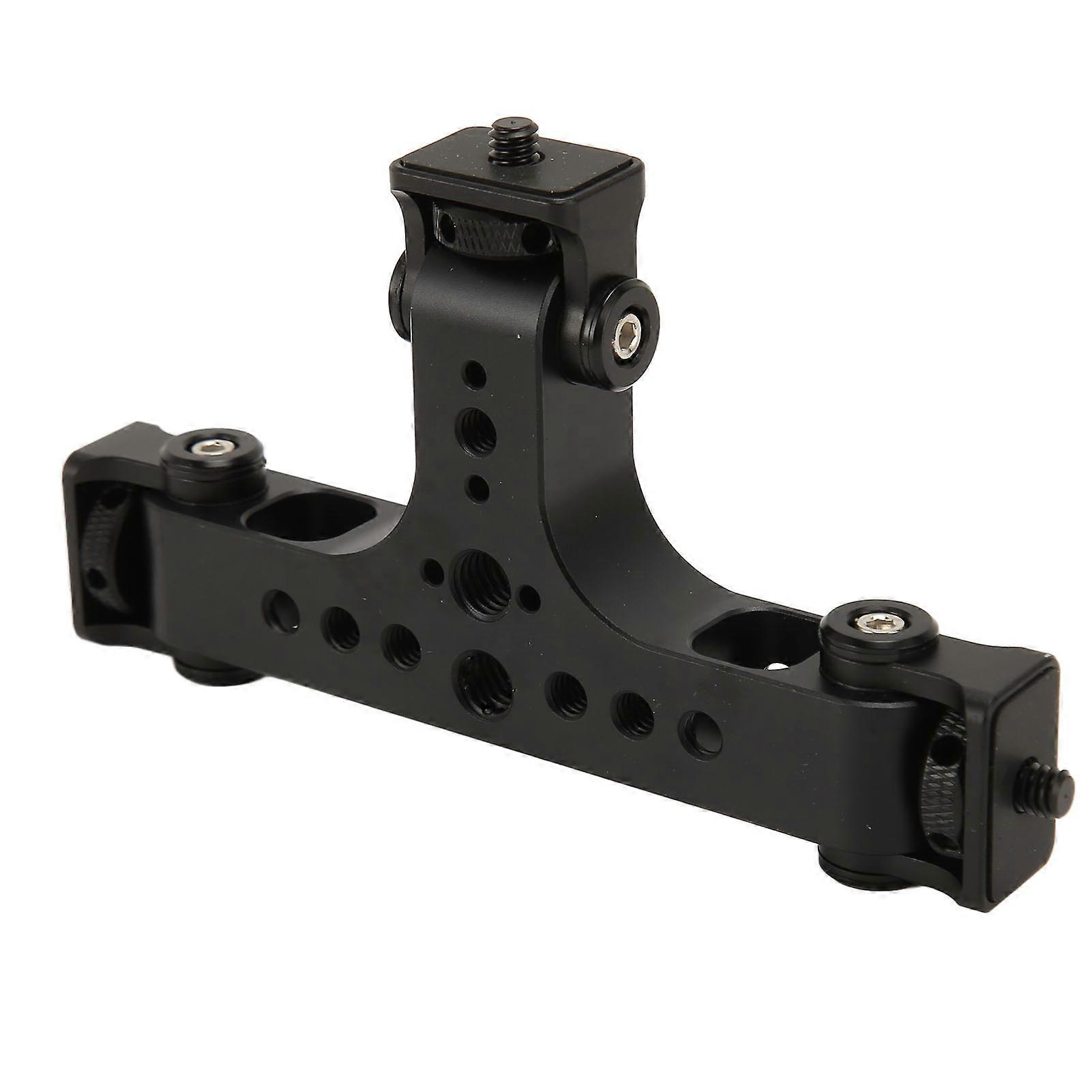 Triple Phone Holder Tripod Mount Adaptor 180 Degree Rotating Ball Head Vlogging Live Streaming Tool 