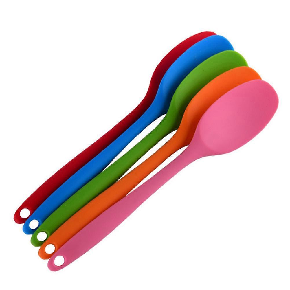 Resilient Silicone Food Spoon, Versatile for Soups and Powders