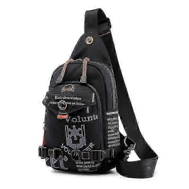 Νάιλον άνδρες χιαστί σώμα τσάντα στήθος Messenger Pack μικρό σακίδιο πλάτης σακίδιο πλάτης ταξίδι casual αρσενικό ένας ώμος πλευρικές τσάντες σφεντόνα σακίδιο πλάτης