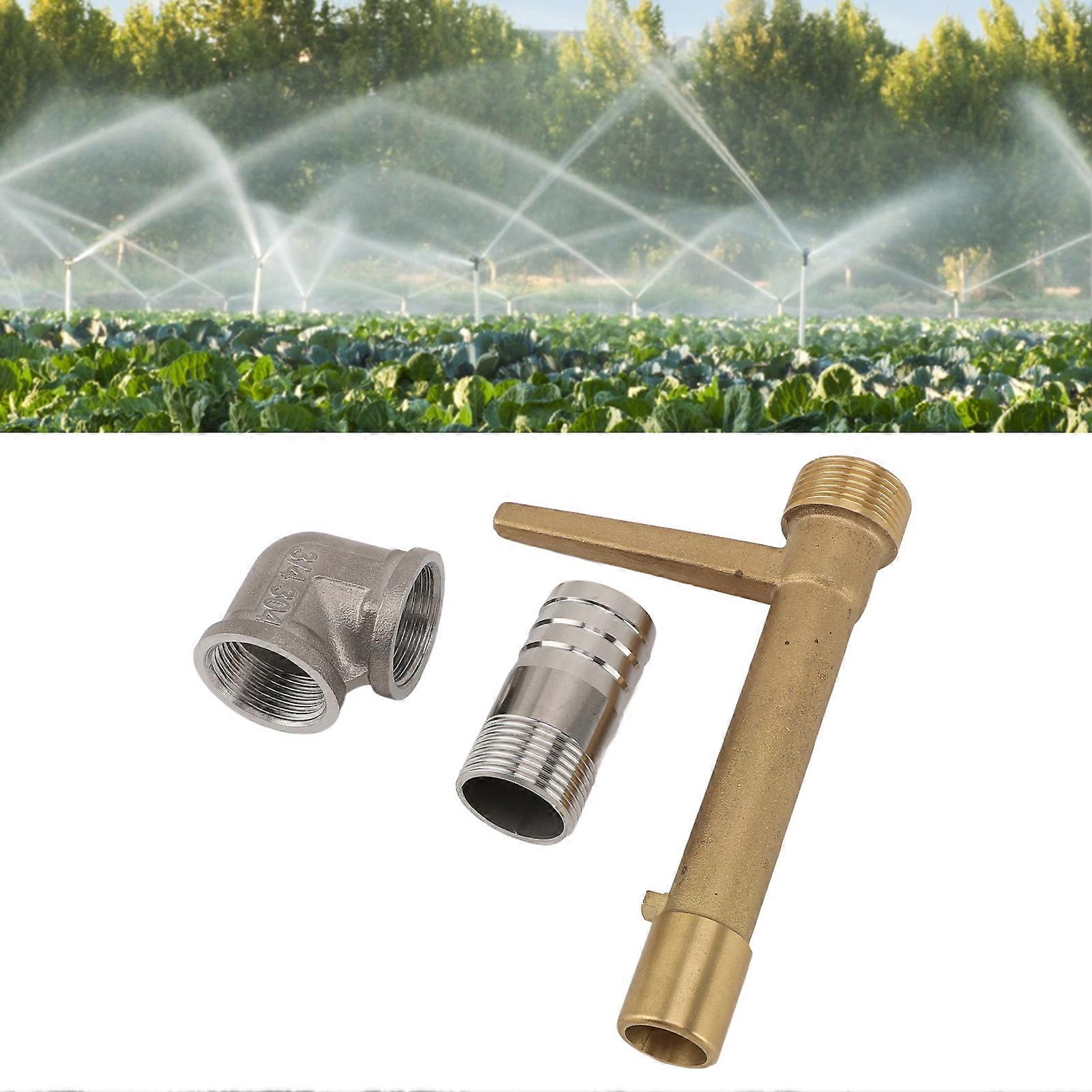 Quick Coupler Key Tool G3/4 Rustproof Leakage Proof Hose Coupling Valve Key for Garden Yard Sprinkler Irrigation 