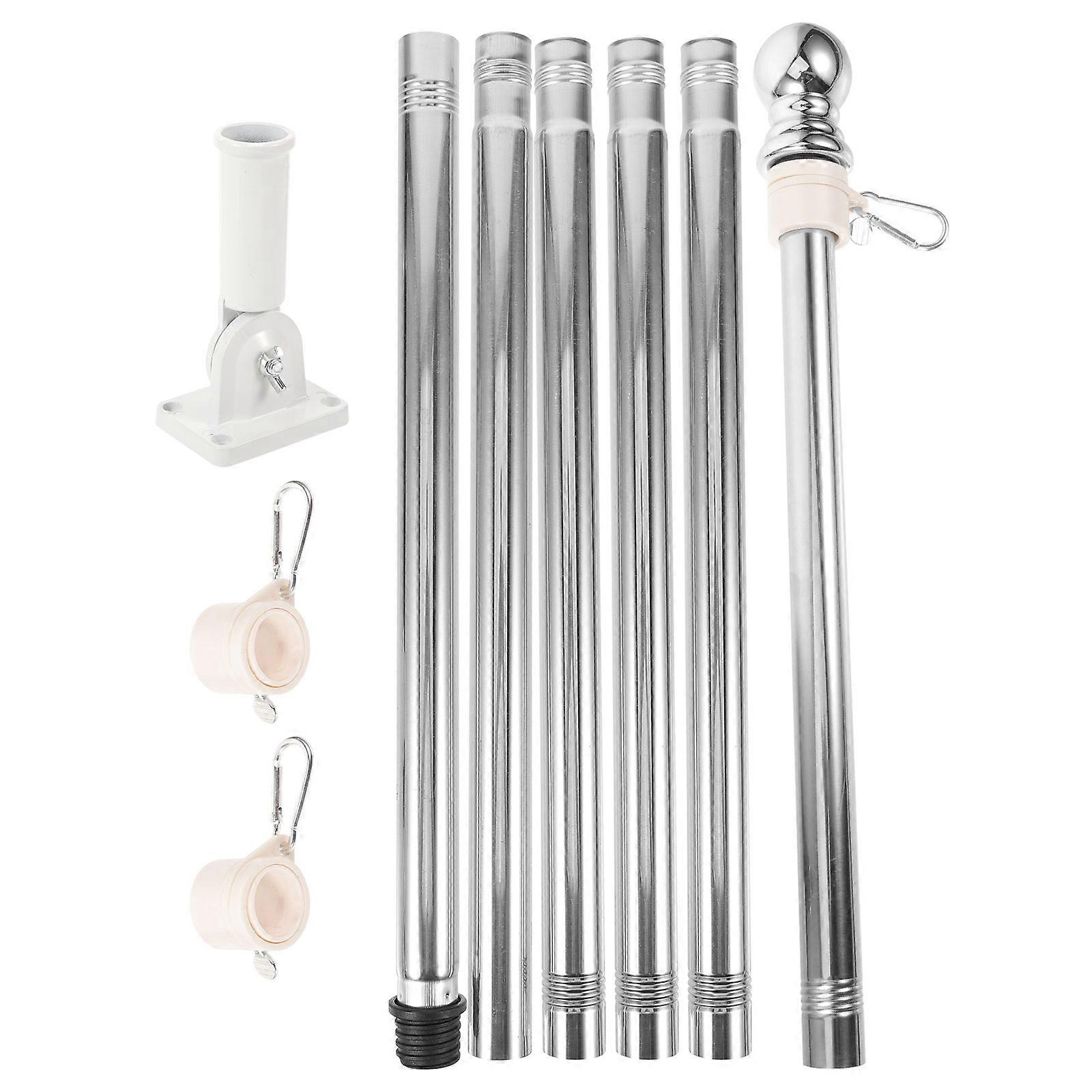 Aluminum Flagpole and Bracket Enhanced Flag Presentation