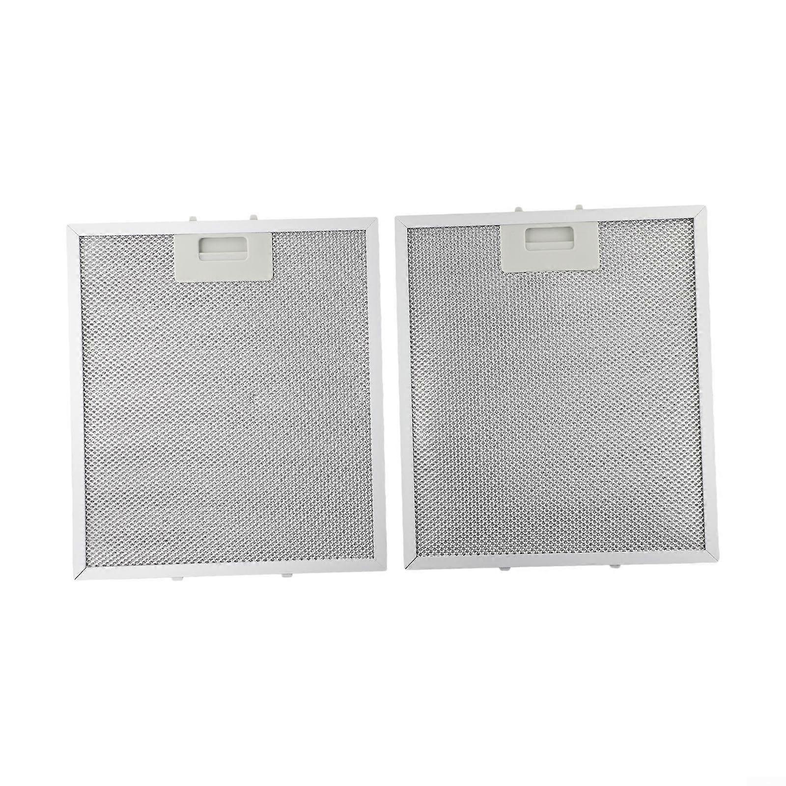 High Efficiency Metal Mesh Range Hood Filters, 2-Pack Replacement, Fits Most Range Hoods, Keeps Kitchen Air Clean