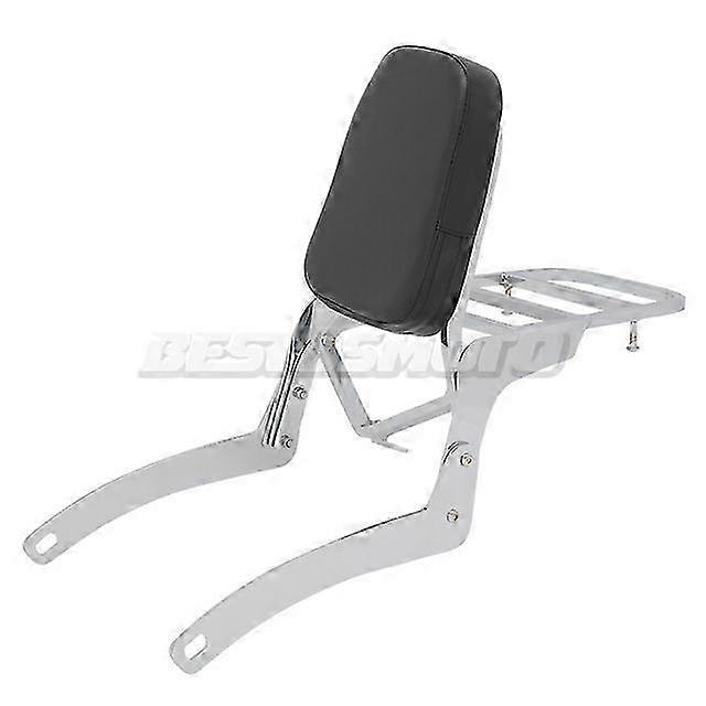 Motorcycle Backrest Sissy Bar Luggage Rack Suitable for Certain Yamaha Models XV 125 250 from 1989 to 2019 including years 2001 2002 2003 20
