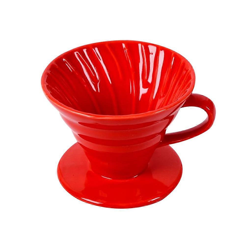 Ceramic Coffee Maker Drip Coffee Filter Cup Practical Design Office Use 1Set