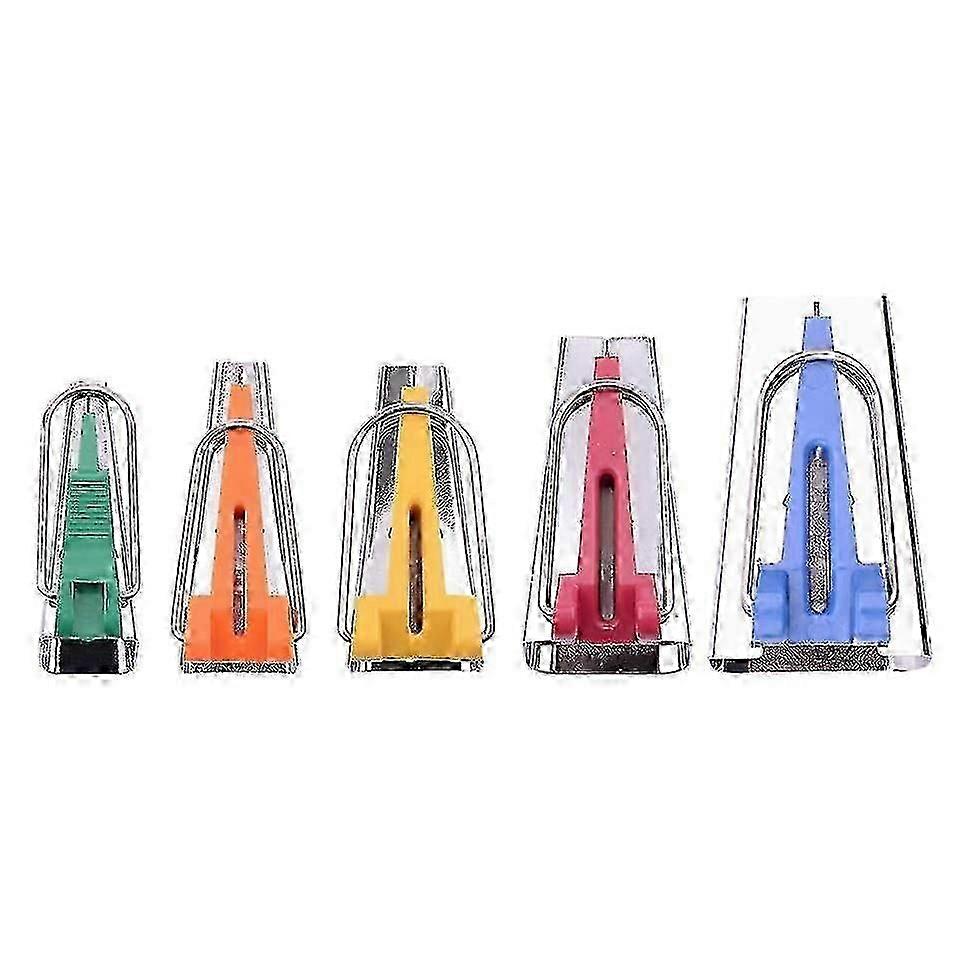 5pcs Sewing Accessories Set Patchwork Tools 6/9/12/18/25 Mm Bias Binding Tape Maker hwy