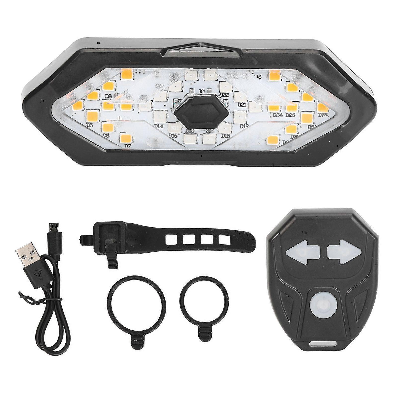 2025 Latest Model Remote Control Bike Tail Light Battery Powered Remote Contro...