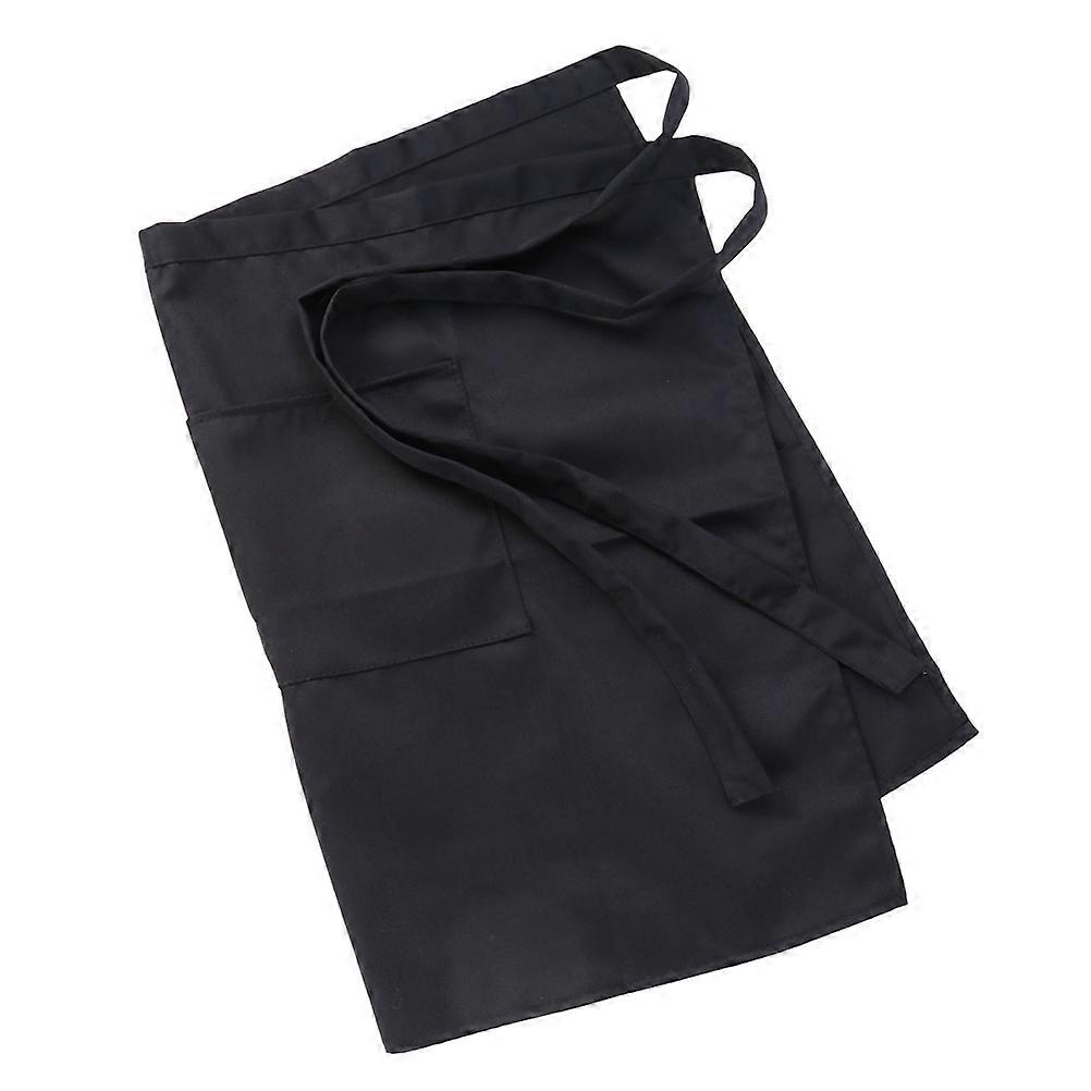 Professional Apron Multi-functional Coffee Shop Black 60X30X0.2CM 1Pc