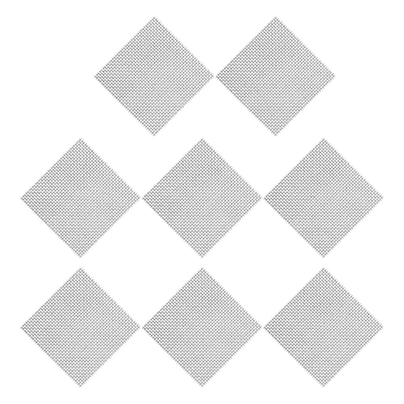 Balık Akvaryumu Aksesuarları Balık Tankı Malzemeleri İçin Paslanmaz Çelik Hasır Ped .00X8.00X0.50CM Yırtılmaya dayanıklı 8 Adet