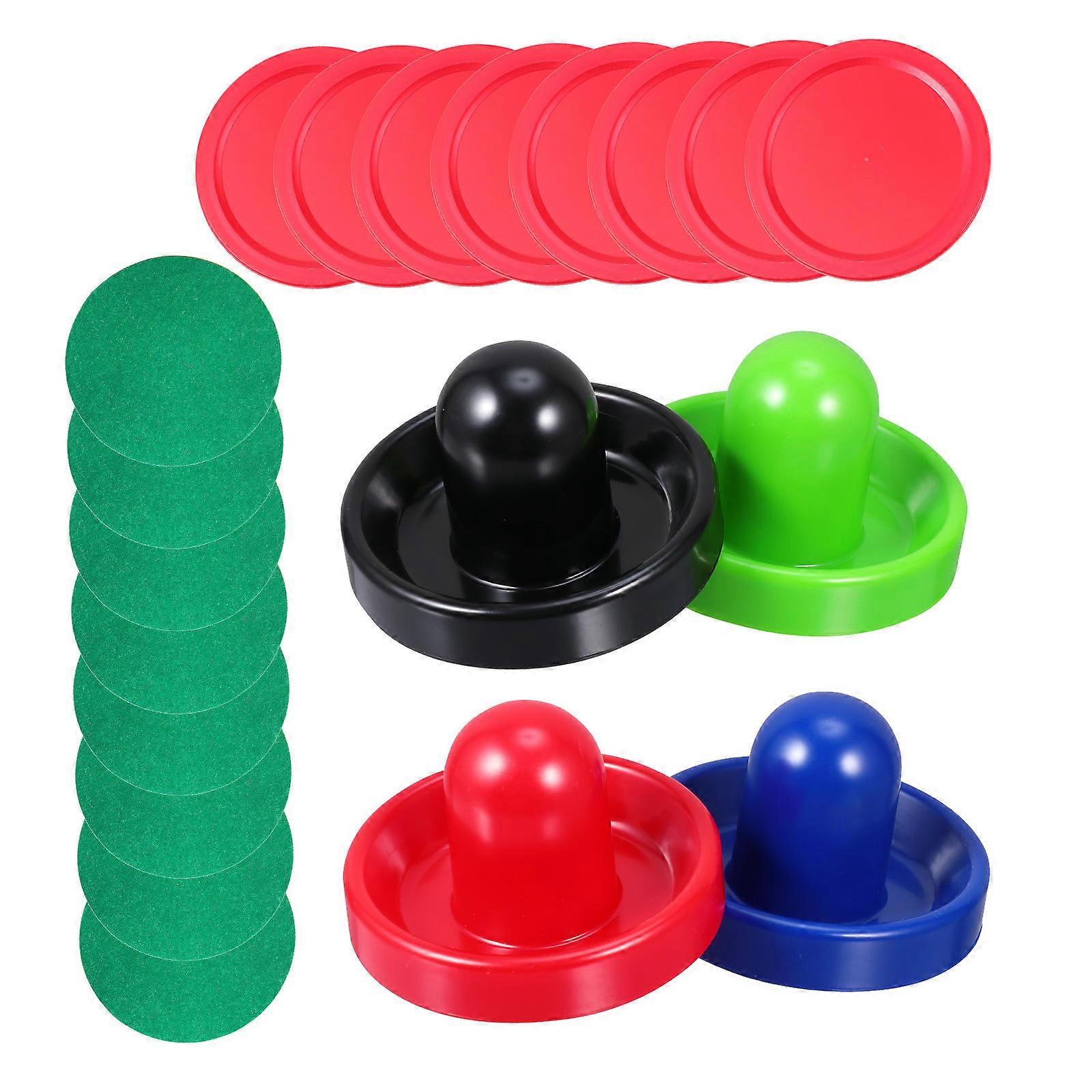Hockey Replacement Pucks Air Hockey and Pucks Players Accessories Assorted Color Standard Design 1 Set
