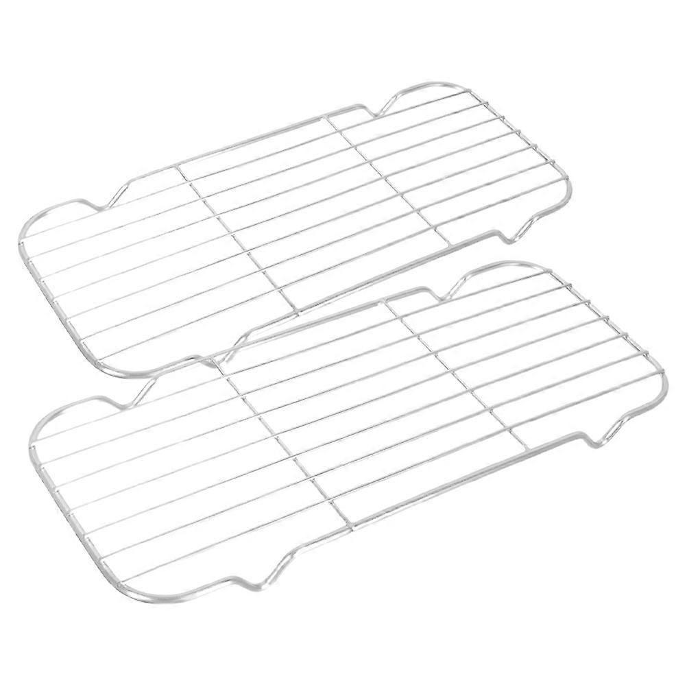 Turkey Roast Rack Stainless Steel Wire Rack Cooking Baking Cooling 2Pack