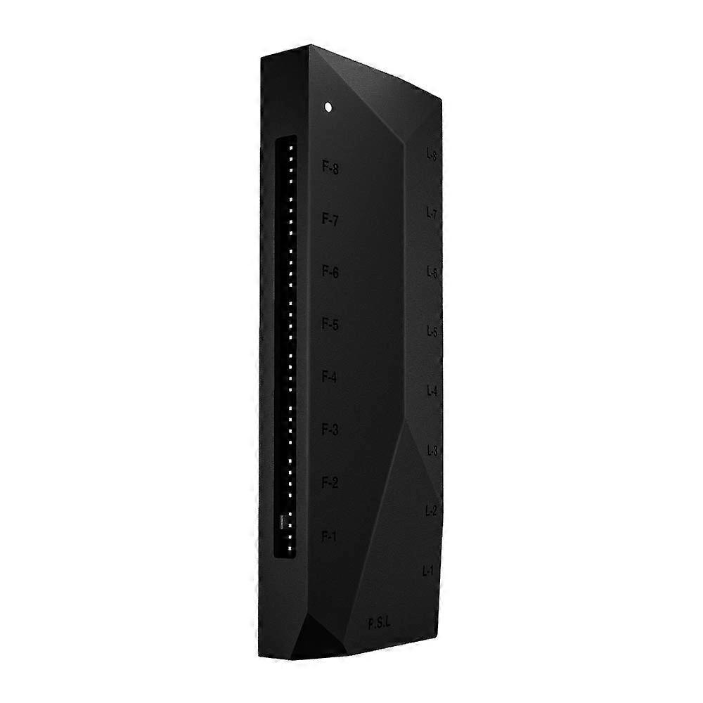 HA-02 PC Internal Fan Hub 8 PWM Ports+8 ARGB Ports ARGB Motherboard Synchronization PWM Functional Fan Adapter