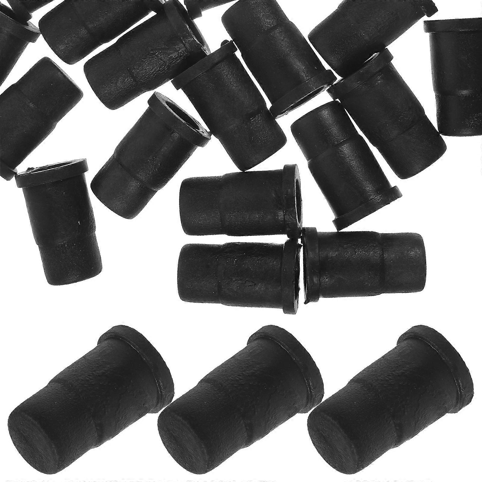 Caster Stem Sleeve Mounting for Stem Caster Replacement for Hammering into Wooden Objects 20Pcs