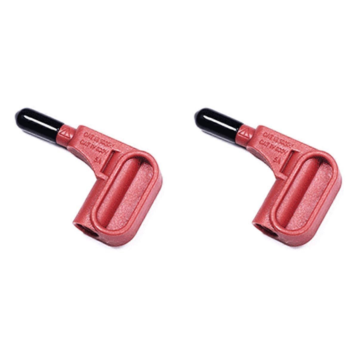 Multimeter Magnetic Head 4mm Plug Solderless Fast Magnet Probe, Red