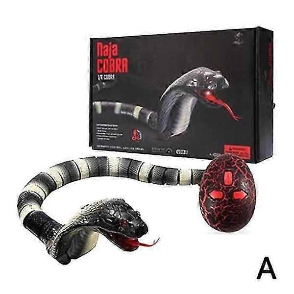 Infrared RC Remote Control Snake Realistic Prank Funny USB Toy