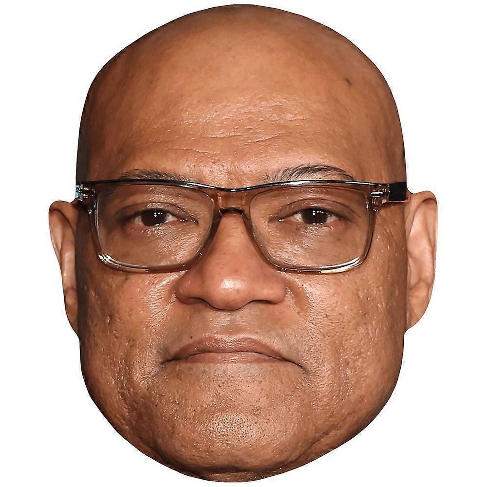 Laurence Fishburne (Glasses) Celebrity Mask, Flat Card Face