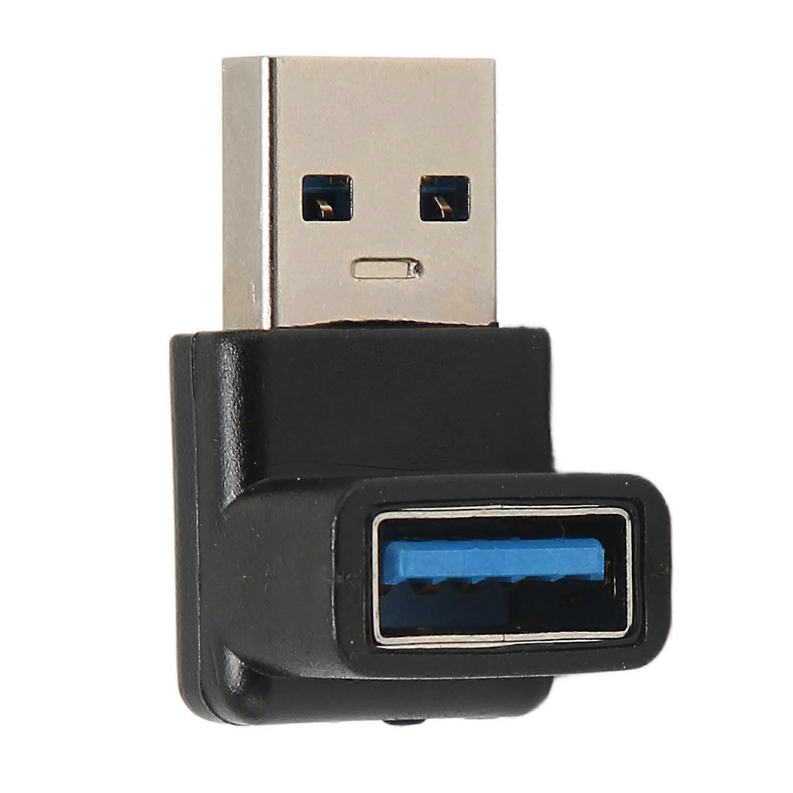 Right Angle 90 Degree USB Male to USB Female Adapter Small Portable 10Gbps High Speed Transmission Charging USB3.1 Adapter