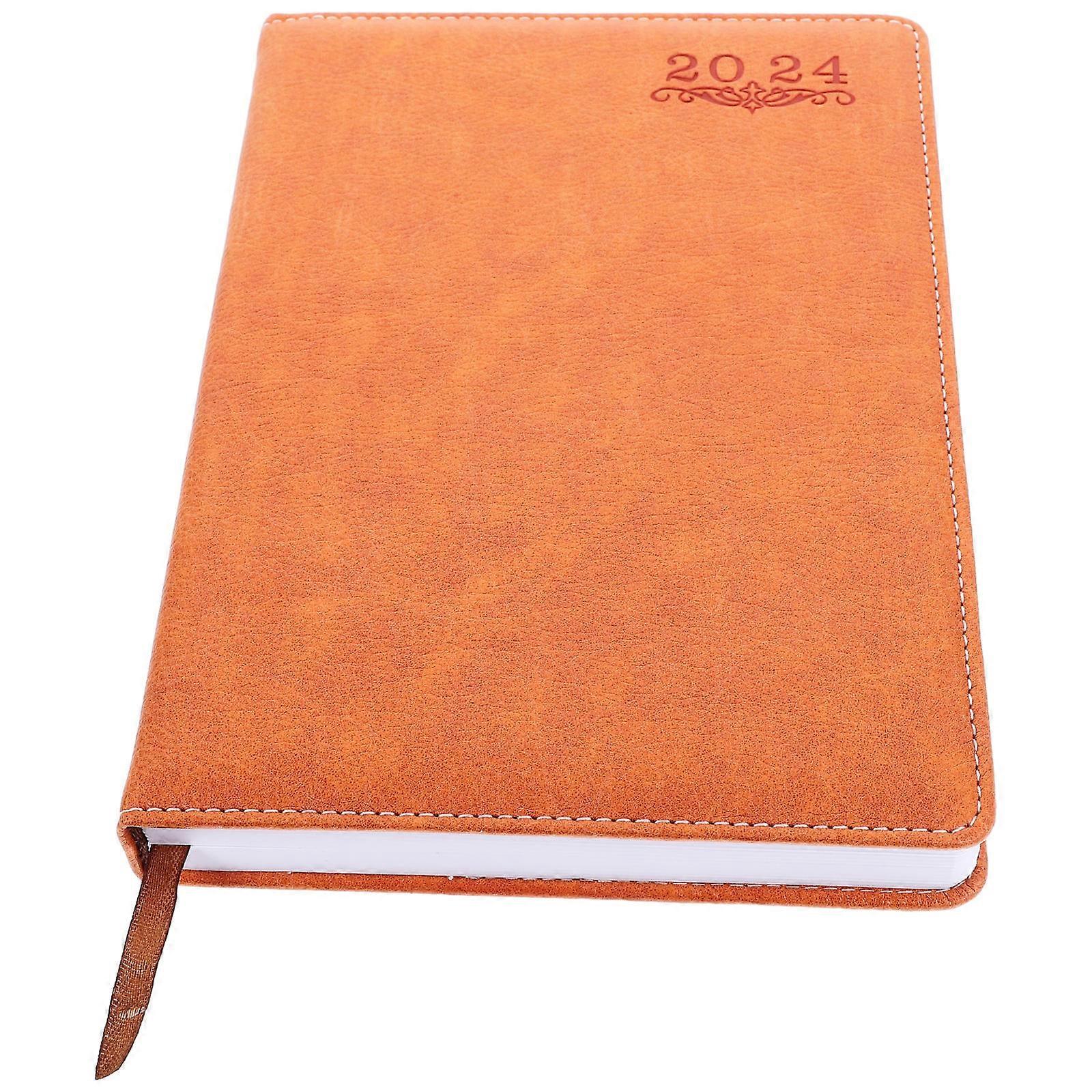 Daily Task Notepad Daily Planner Notebook Simple and Modern Trips Orange 21.2X14.5X2CM Scheduling 1Pcs