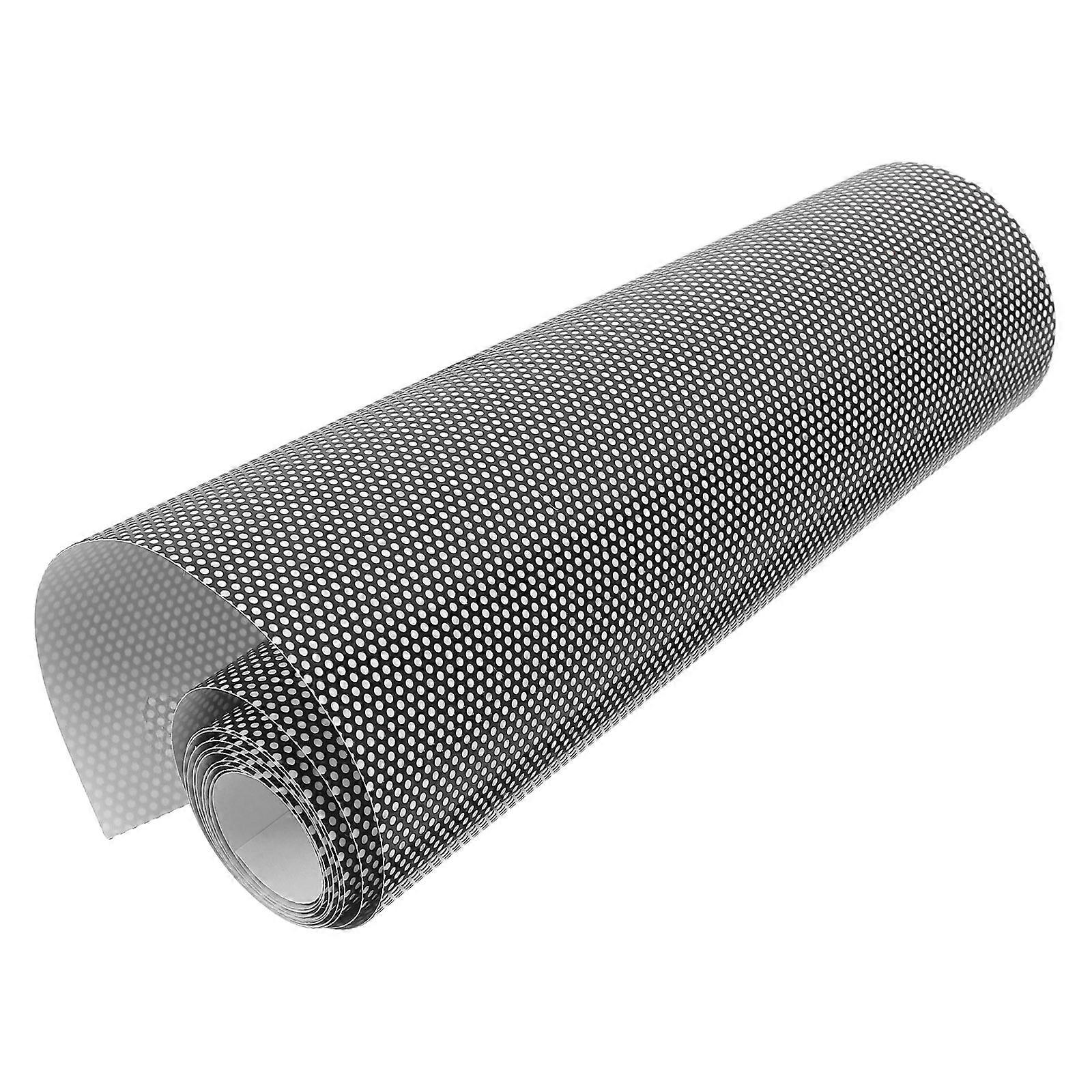Matte Black Car Windshield Sun Visor Sticker Honeycomb Design UV Protection Heat Insulation Easy Install Removable Decal Front Rear