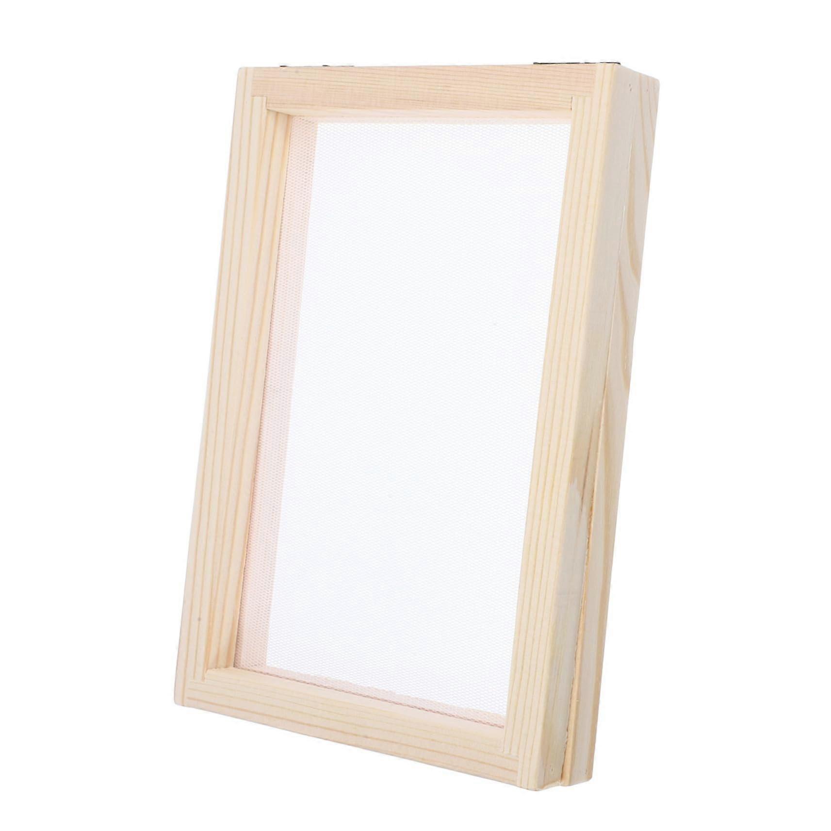 Material kit for wooden art picture frame DIY assembly, large screen paper craft tools
