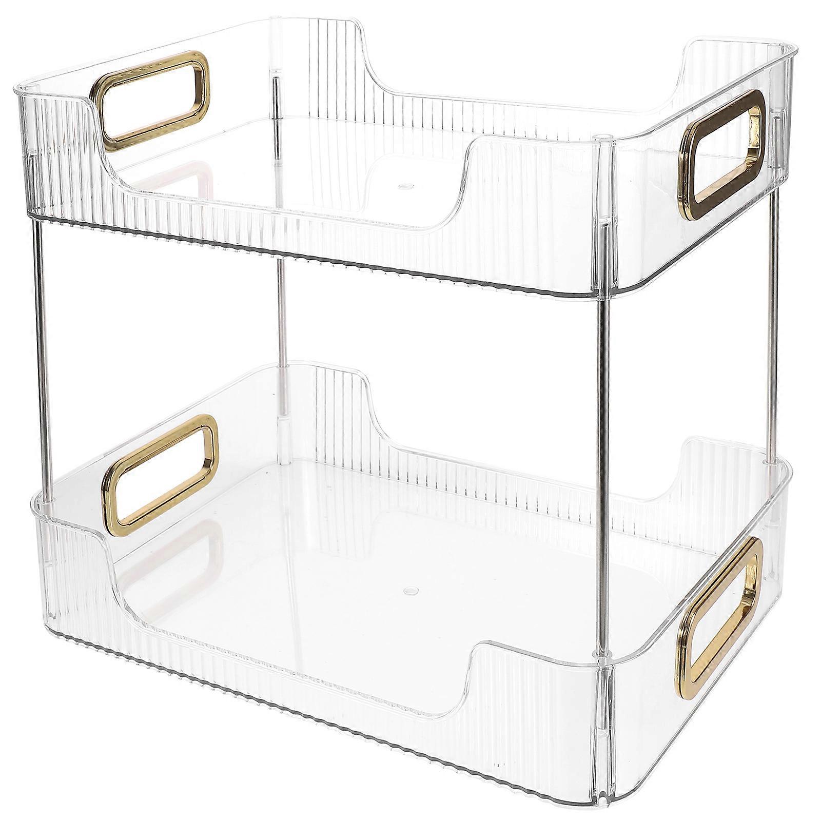 منظم عطر صينية الغرور لمنظم مكياج الدائم 33X28.5X22CM تصميم بسيط 1 مجموعة