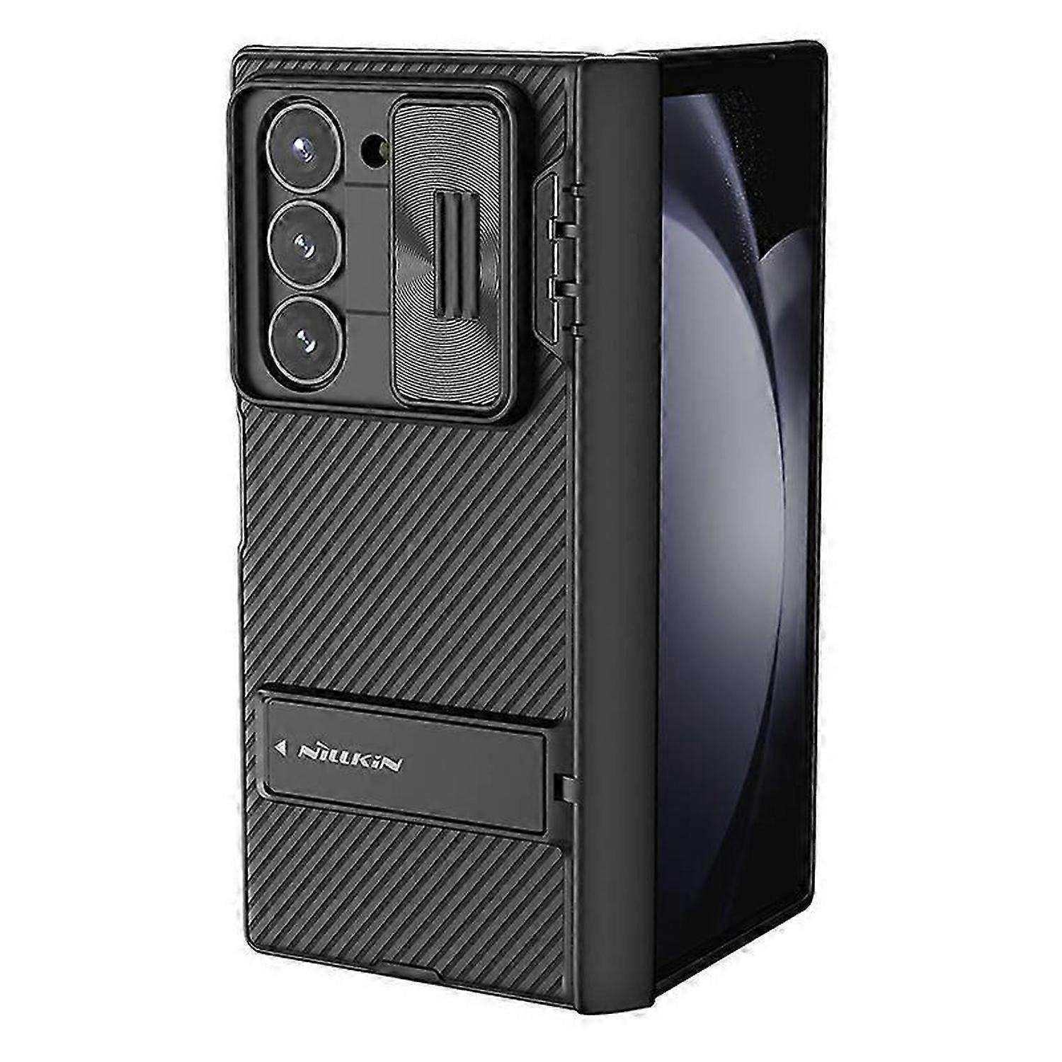 For Z Fold 6 Case with Camera Protection & Kickstand, Ultra Thin Premium Bumper Hybrid Protective Case For Samsung Galaxy Z Fold 6