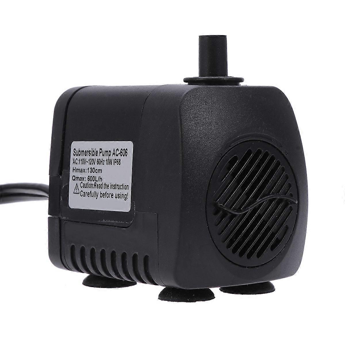 Aquarium Pump Water Mini Powerful Submersible For Fountains Ponds Aquarium Fish Tank Statuary Hydroponics Enthusiasts Water Circulation 1Set