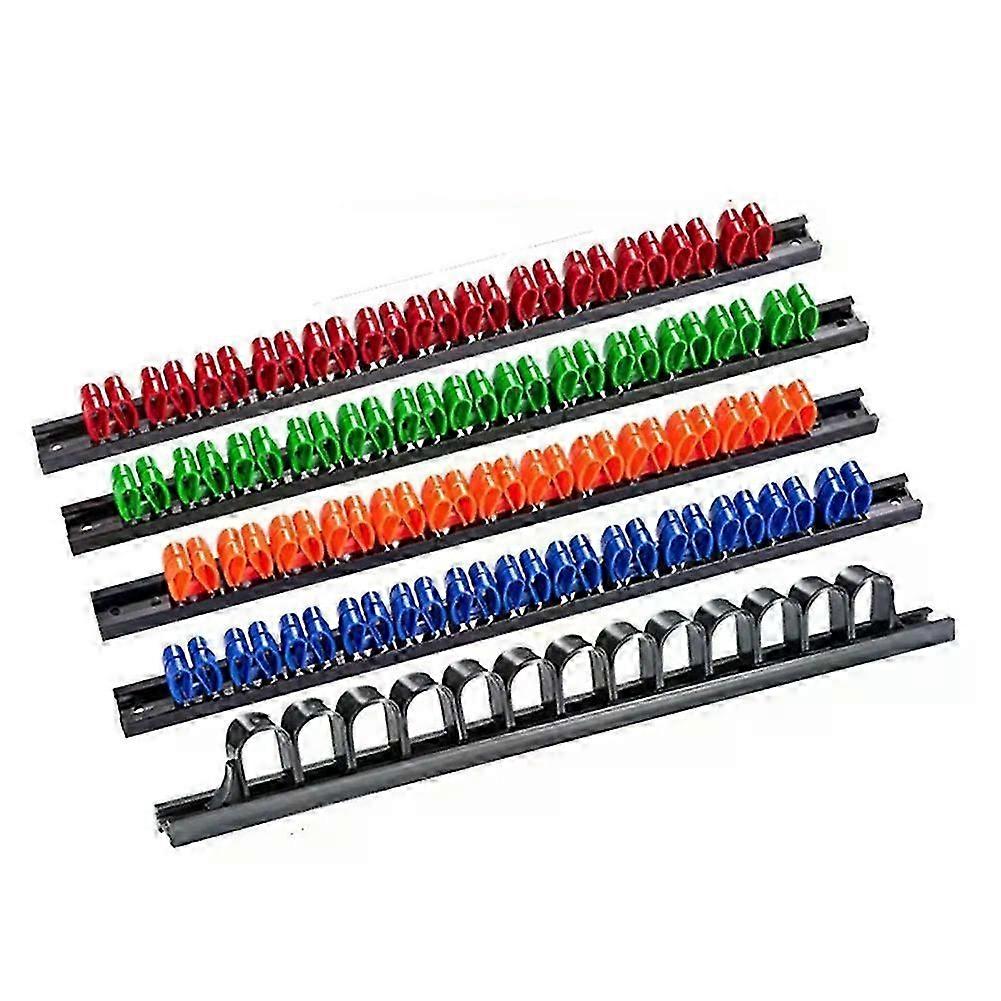 1pc Screwdriver Organizer Tool Holder ABS Wall Mount Plastic Wrench Screwdriver Organizer Rail Rack Storage Holder