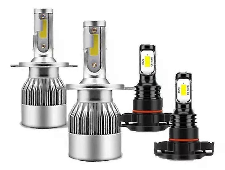 Para Chevy Aveo 2020-2022 Kit De Focos Led H4 Haz Alto/bajo