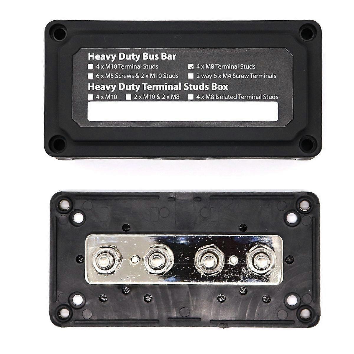 Auto Fuse Block Heavy Duty Bus Power Distribution For Boat Marine Use High Rated Glass Fiber Reinforced 1Set