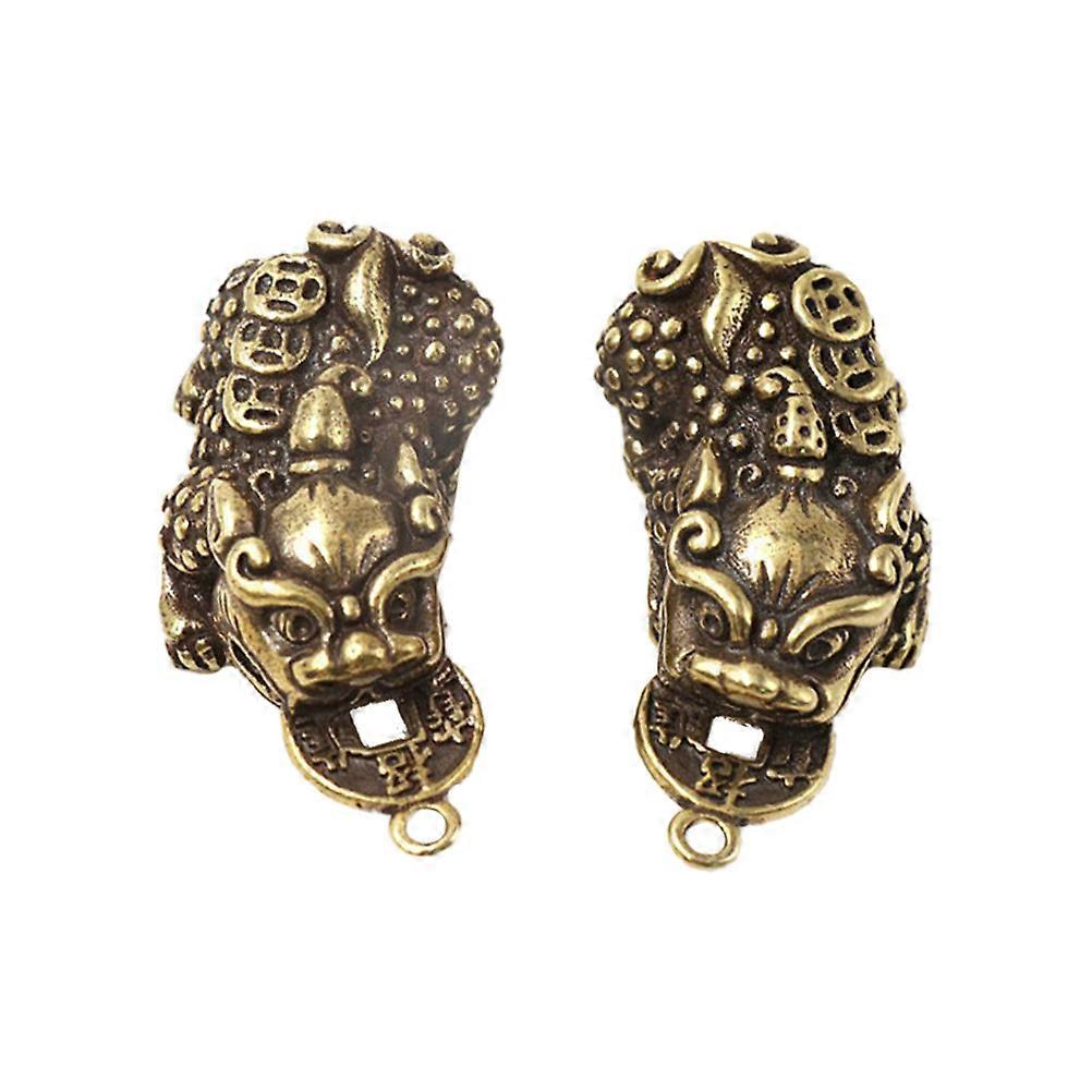 Brass Pendant Charm Inspired by Mythology for Versatile Decoration