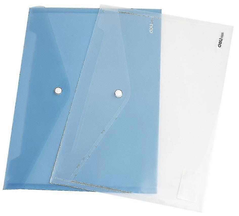 Transparent Button Document Bags, Paper Folders