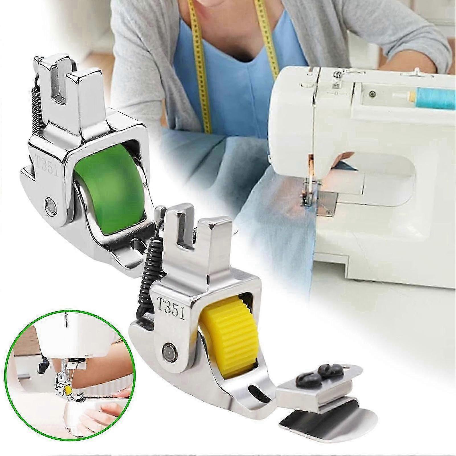 Versatile adjustable rolled hemmer presser foot invisible zipper guide universal