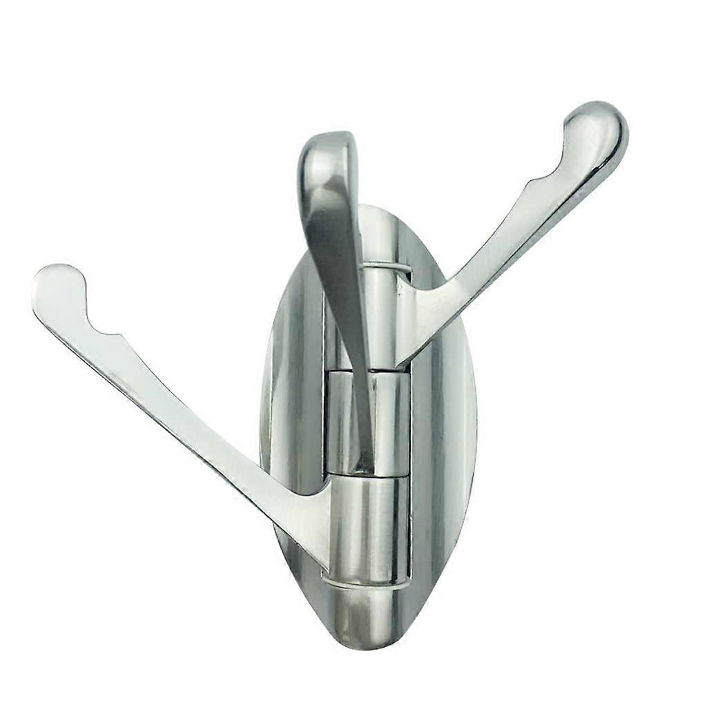 Bathroom Towel Holder SpaceSaving Swinging Towel Triple Towel Holder WallMounted 3 Arm Hooks Ref: 9617
