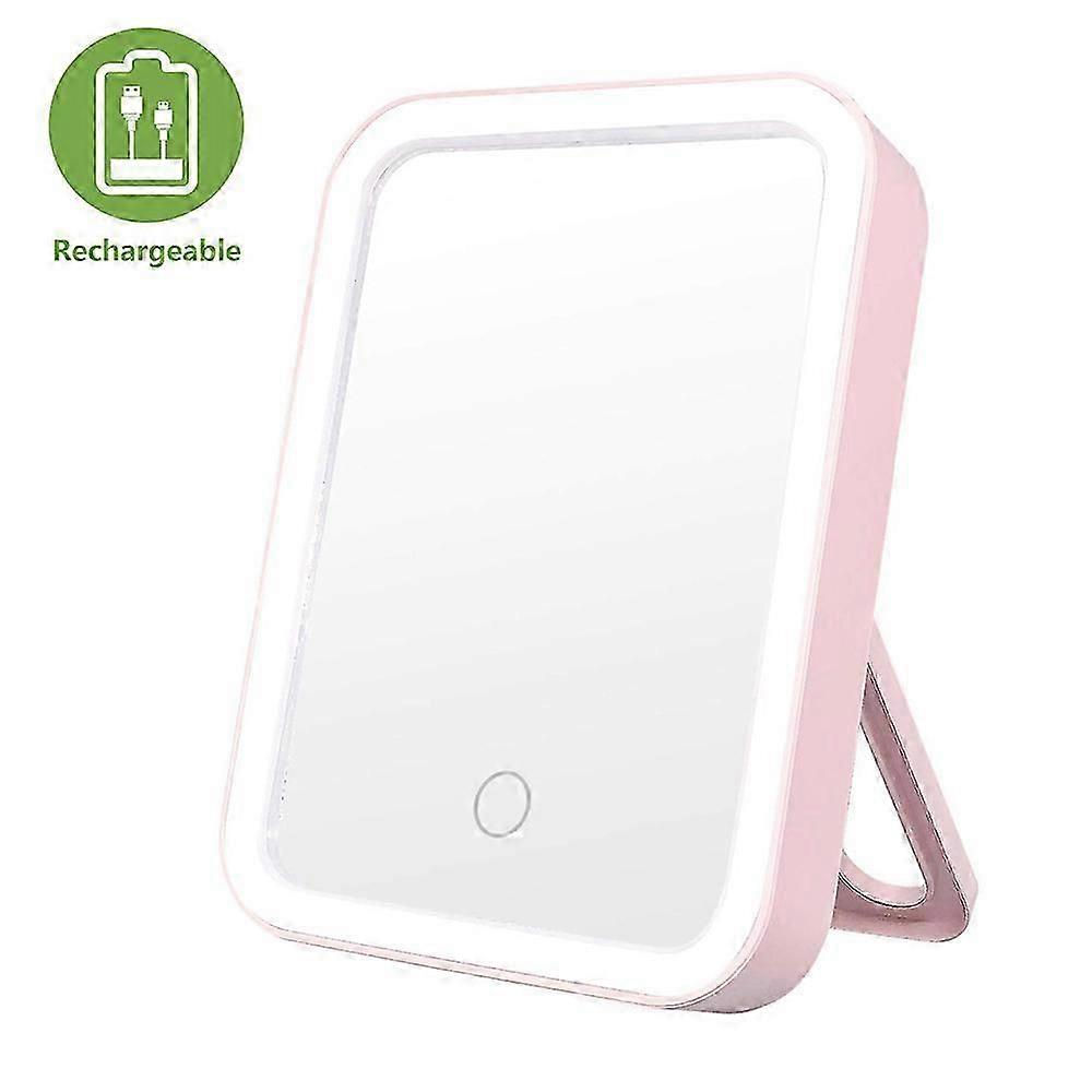 Cordless LED Makeup Mirror with 3 Light Modes for Travel & Vanity Use