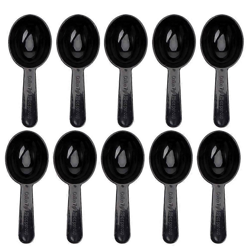 Kitchen Measuring Spoons Plastic Flour Cups Home Users 7g/0.25oz Black Baking 30Pcs