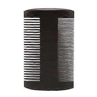 Hommes Barbe Peigne Professionnel Portable En Bois Double Face Dents Fines Poux Peigne Toilettage Outil de Stying YMMR)