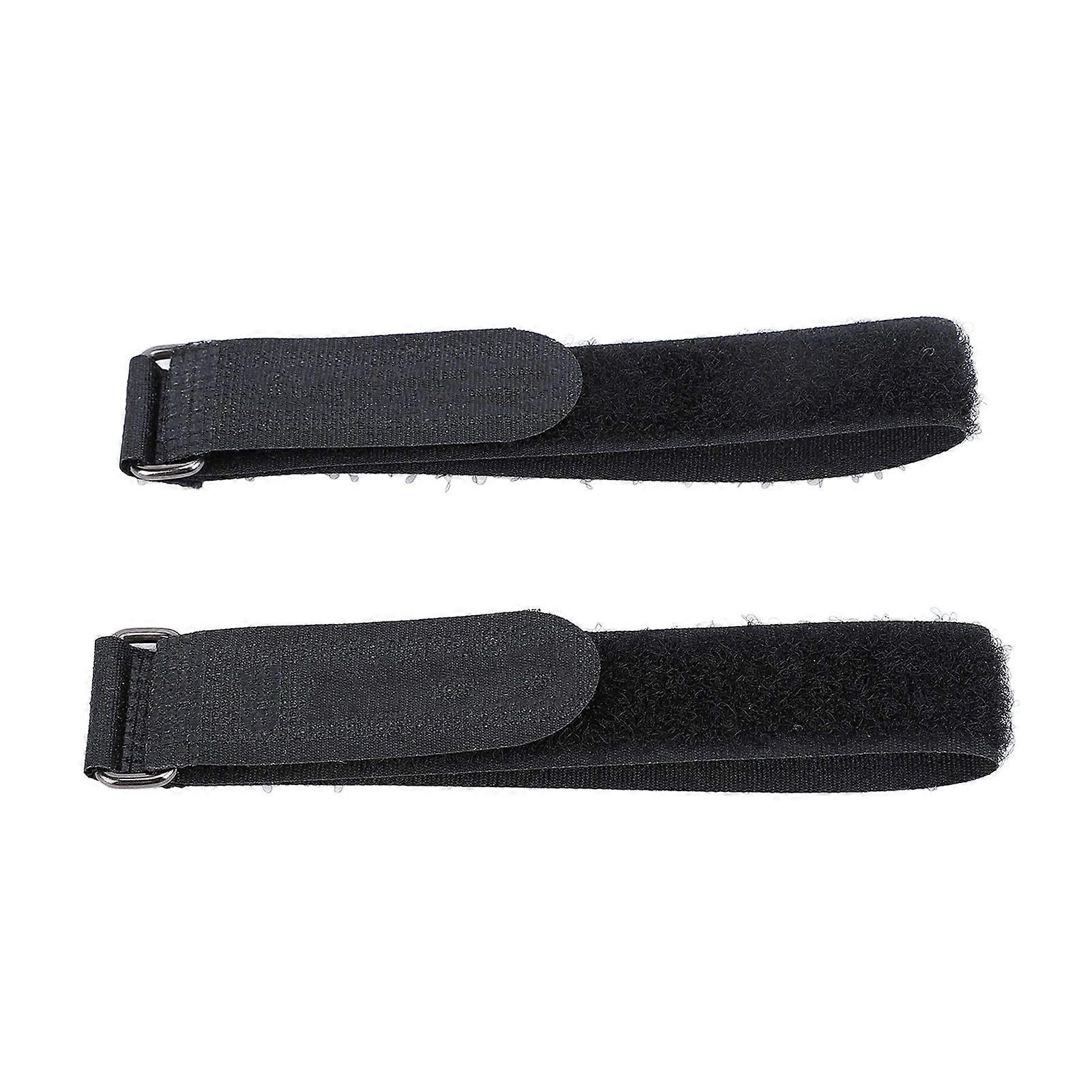 Hook and Loop Securing Straps Multipurpose Nylon Reusable Cinch Straps with Metal Buckles for Organizer and Storage 11.8in YMHC