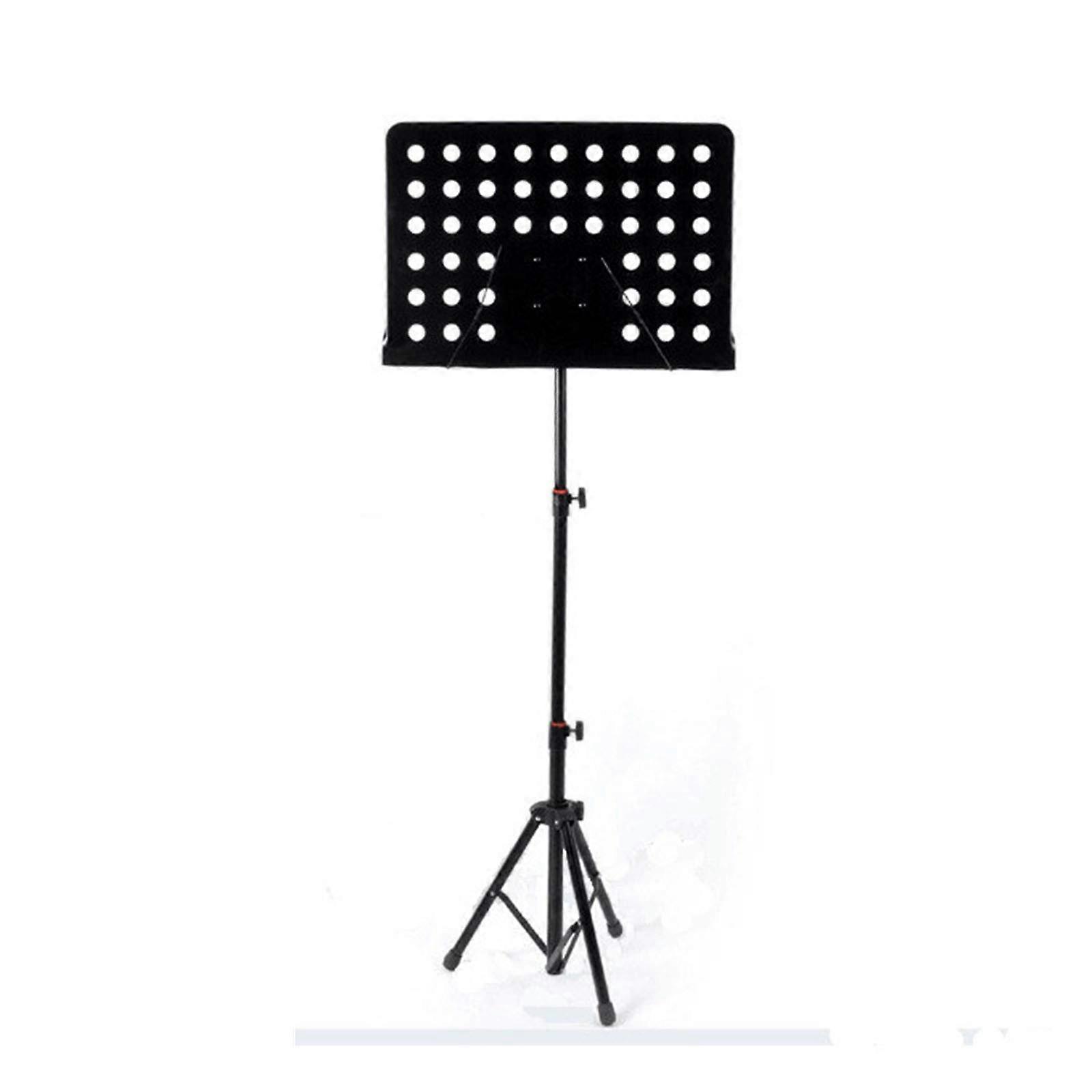 Music Stand, Adjustable Music Stand, Reading Stand for Schools, Orchestras and Choirs for School Orchestra, Choirs (Black, One Size) Black Unit size