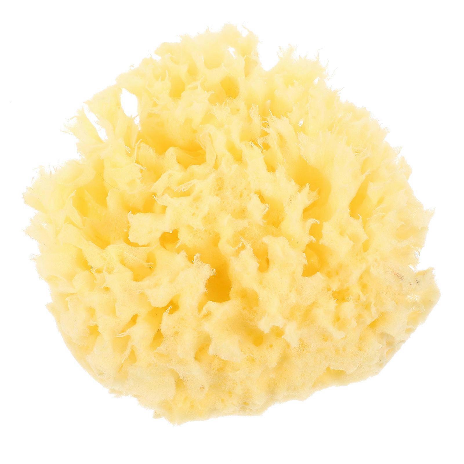 Baby Bathing Sponge Exfoliating Sponge Natural Material Skin Cleansing For Children 2.8×2.6×1.8in 1Pack