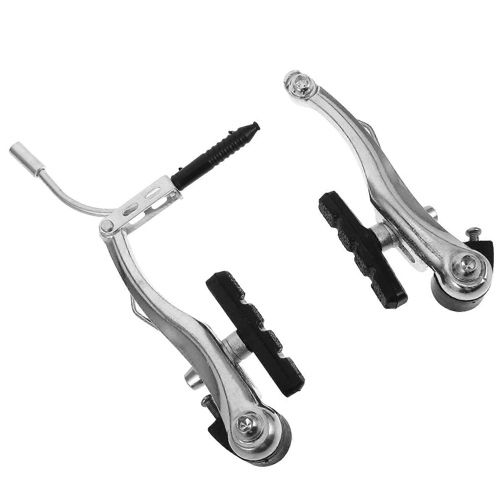 Aluminum Alloy V Style Bicycle Brake Lever Kit – Easy Install, Folding Design, Compatible with Mountain and Road Bikes, Optimized Tension for
